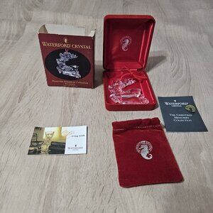 Waterford Crystal Memories Ornament Collection Reindeer 2000 9th Edition In Box